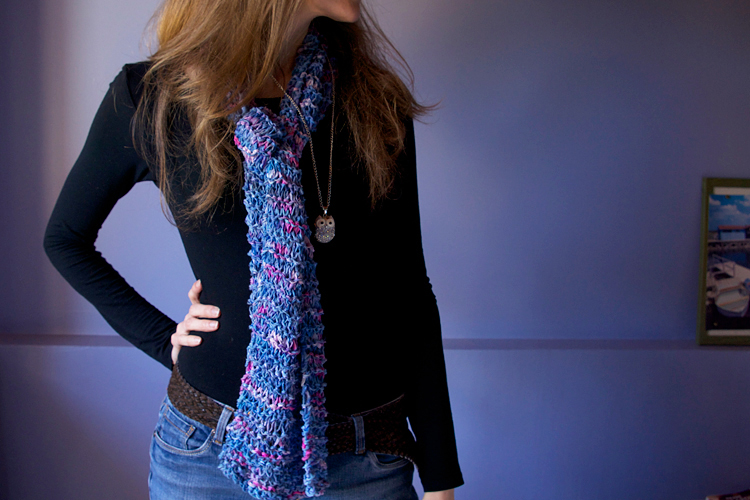 Lire la suite à propos de l’article Tricoter une écharpe légère et fantaisie au tricot